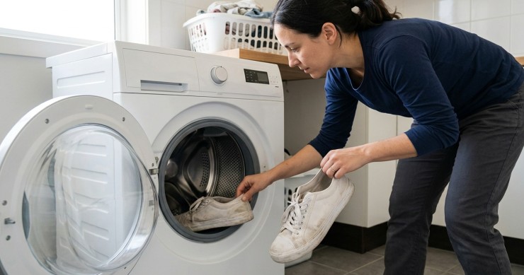 si possono lavare le scarpe in lavatrice