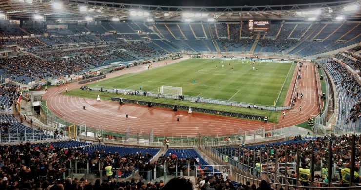 Lo stadio Olimpico di Roma 