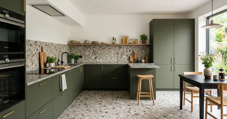 arredare una casa con pavimenti in graniglia
