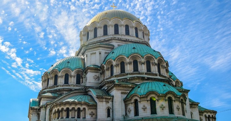 La cima della Cattedrale di Sofia