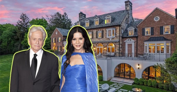 Michael Douglas e Catherine Zeta-Jones hanno abbassato il prezzo di vendita della loro villa di New York di quasi due milioni di dollari