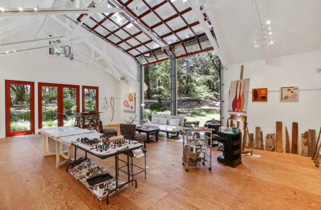 Lo studio d'arte dall'interno / Open Homes