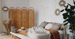 Come creare l'arredamento della camera da letto in stile boho chic