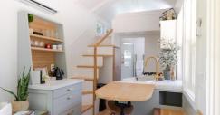 La cucina di Handcrafted Hideaway
