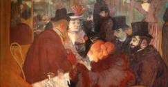 Quadro "Au Moulin Rouge" di Henri Toulouse-Lautrec