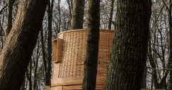 La casa sull'albero è un'aggiunta permanente alla tenuta di Harewood House