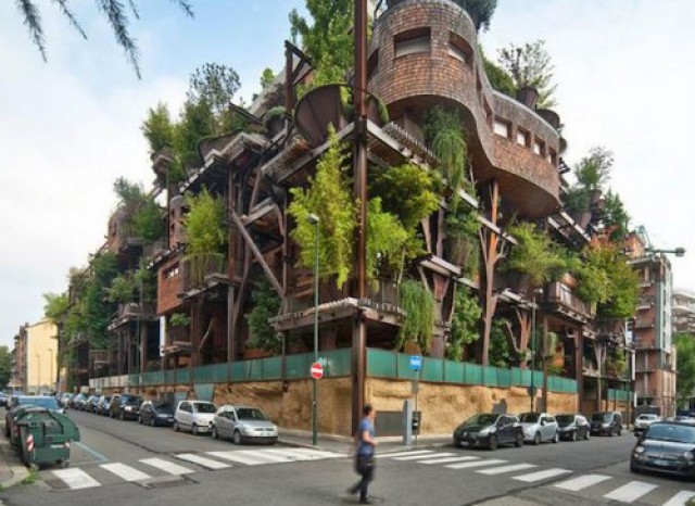 Casa albero in città