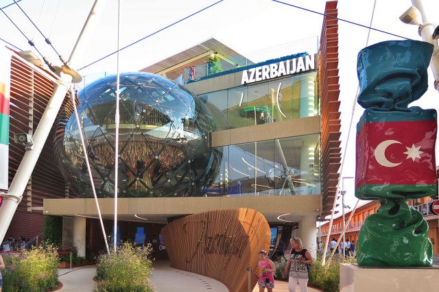 Il padiglione dell'Azerbaigian all'Expo