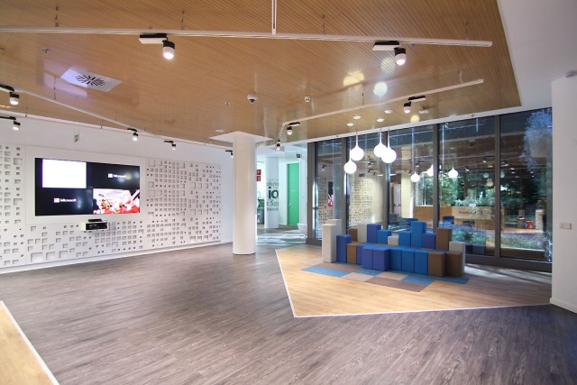 Gli uffici di Microsoft a Madrid