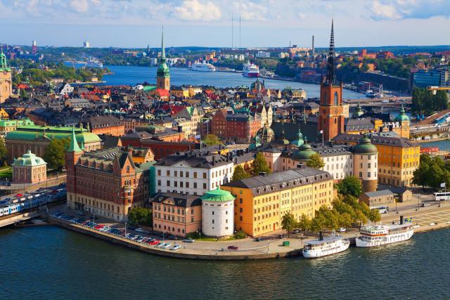 Una foto della città di Stoccolma in Svezia