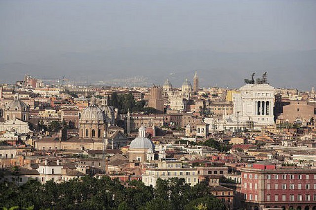 Panoramica della città di Roma