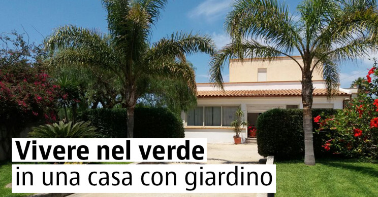Selezione di case con giardino vicino alla città