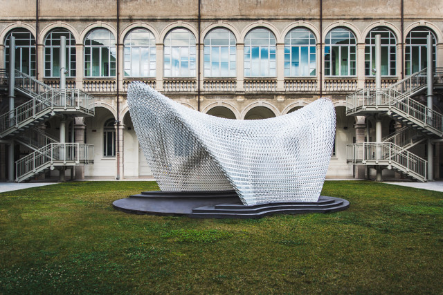 Trabeculae Pavilion è ispirato alla struttura trabecolare delle ossa / Gabriele Seghizzi