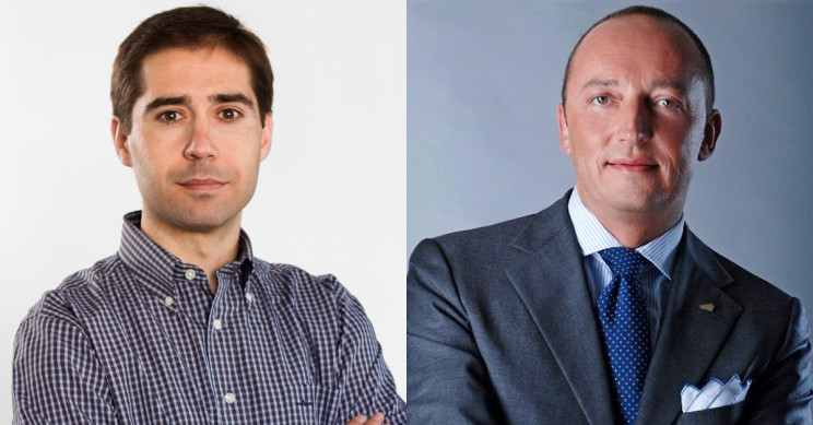A sinistra Juan Villen Direttore idealista mutui e a destra Enrico Quadri, Ad Hgroup