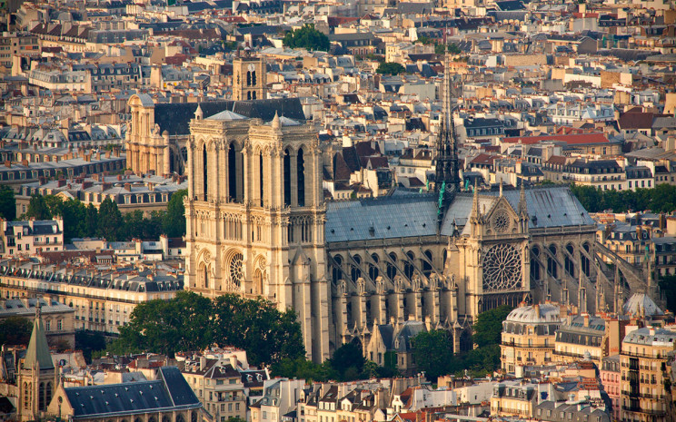 La cattedrale di Notre-Dame a Parigi