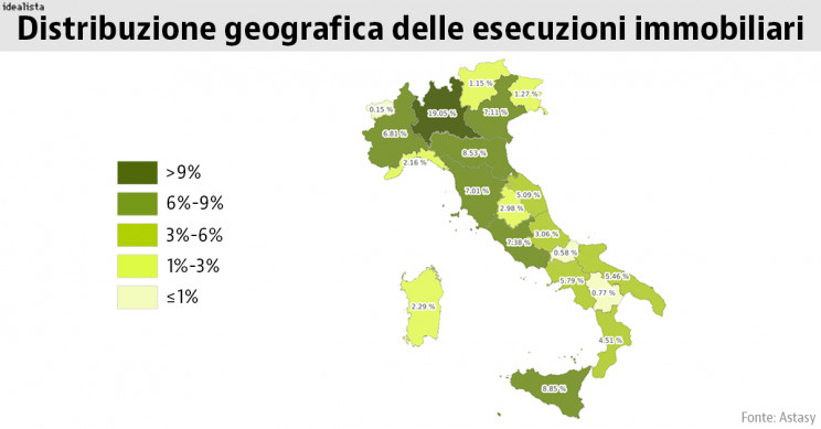 mappa esecuzioni immobiliari