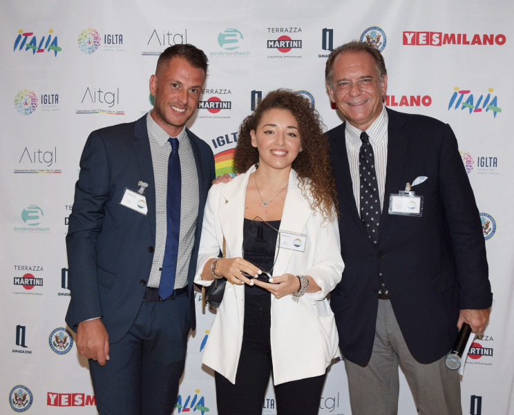 Da sinistra a destra, Andrea Cosimi, Paola Carioni e Alessandro Cecchi Paone / Nick Zonna