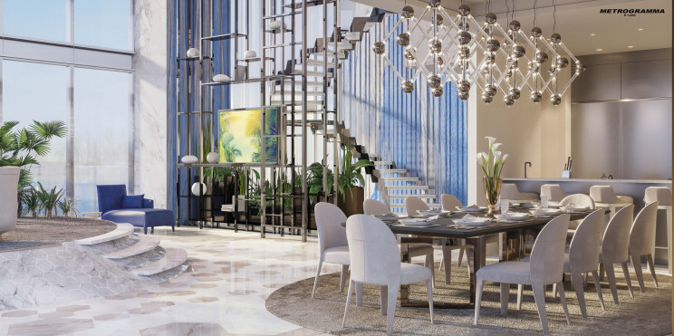 Installazione della scala Diva a Miami / Gruppo Fontanot