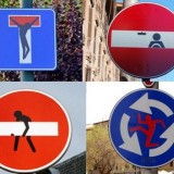 Da città a museo: i lavori di un noto artista che trasforma i segnali stradali in opere d'arte (fotogallery)