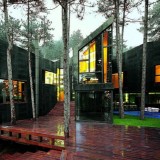La casa di design nella natura in Spagna