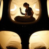 Hotel giapponese con camere - capsula