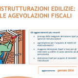 Detrazioni fiscali ristrutturazioni 2016, la guida aggiornata dell'Agenzia delle Entrate (scarica pdf)