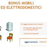 Bonus mobili 2016, la guida aggiornata a marzo dell'Agenzia delle Entrate (scarica pdf)