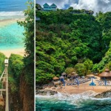 Un resort a Bali per passare dal letto alla spiaggia con una funicolare di 85 metri d'altezza (fotogallery)