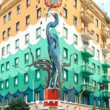 A Roma, zona Ostiense, il più grande murales green d’Europa
