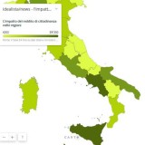 La mappa dell'impatto del reddito di cittadinanza sulle regioni