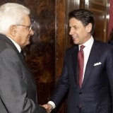 Il presidente della Repubblica e il premier incaricato