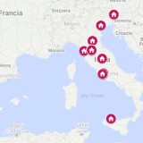 La mappa degli immobili messi all’asta da Invimit