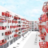 Un progetto per i balconi prefabbricati nelle case senza spazi esterni