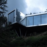 Capanne prefabbricate per un hotel di montagna nella foresta cinese