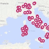 La mappa delle case cantoniere presenti nel bando Anas 2021