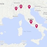 La mappa degli immobili messi all’asta dall’Inps a Maggio 2021
