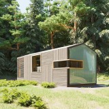 Una mini casa prefabbricata e sostenibilie al 100% ispirata al videogioco Minecraft