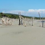 Spiaggia della Feniglia in Toscana, tra il Monte Argentario e la terra ferma