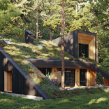 Una casa passiva di design ideale per risparmiare e vivere immersi nel verde
