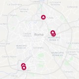 La mappa degli immobili Enasarco all’asta a Roma a gennaio 2022