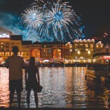 San Giovanni fireworks Lake Como