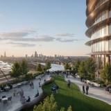 Renderizado de la nueva sede de JPMorgan Chase en el Canary Wharf de Londres (Reino Unido).