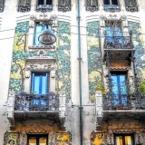 La facciata di casa Galimberti a Milano