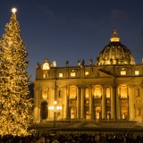 Christmas lights in Rome 2025