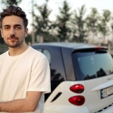 condutor de um carro smart
