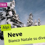 neve sulle alpi a natale