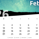 calendario lunare febbraio 2026