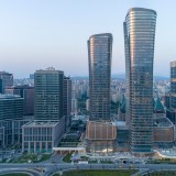 Las torres Ziraat Bank se ubican en el corazón del nuevo Centro Financiero Internacional de Estambul.