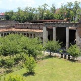 Gli esterni della Villa di Poppea a Oplontis