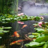 Un laghetto in giardino